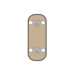 Popsicle Skateboard underside